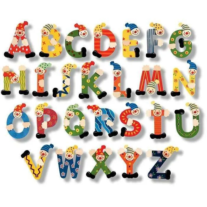 Deurletter clown A t/m Z Simply for kids - Afbeelding 2