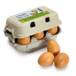 Eierdoos met 6 eieren Erzi